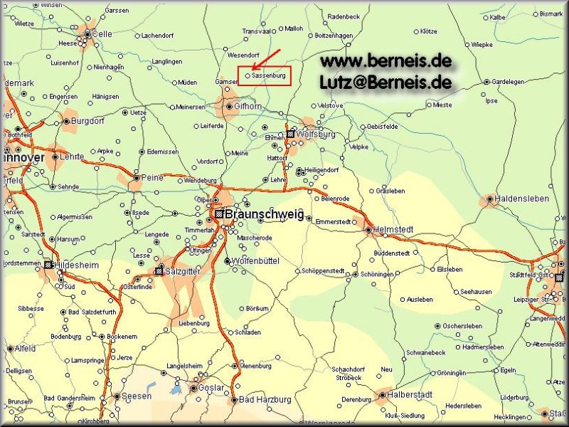 Rund um die legend&auml;re Sassenburg befindet sich der gro&szlig;e Wirkungskreis der www.berneis.de